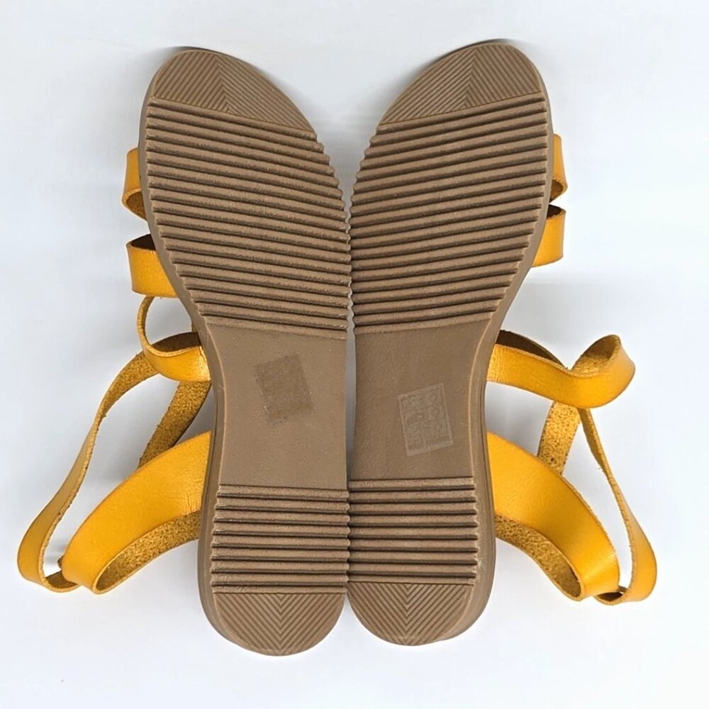 Patrizia by Spring Step ANGHAL Golden Tan Strappy Sandals Women's Size US 9.5 - Picture 11 of 12